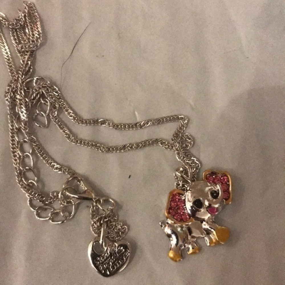 Brand new elephant charm necklace